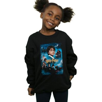 Harry Potter Black Sweatshirt - Philosopher's Stone - Kids 12-13Y Harry Potter Black Sweatshirt - Philosopher's Stone - Kids 12-13Y