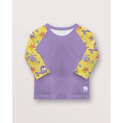 Bambino Mio UPF 40+ Soft & Gentle Protective Swim Rash Vest in Purple Size: 2-3 Years Purple 2-3 Years Bambino Mio UPF 40+ Soft & Gentle Protective Swim Rash Vest in Purple Size: 2-3 Years Purple 2-3 Years