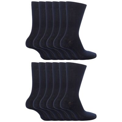 Sock Snob Boy's 12 Pair Plain School Soft Breathable Cotton Rich Socks in Blue Size: 11-13 Years Blue 11-13 Years Sock Snob Boy's 12 Pair Plain School Soft Breathable Cotton Rich Socks in Blue Size: 11-13 Years Blue 11-13 Years