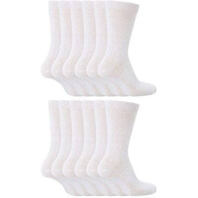 Sock Snob Boy's 12 Pair Plain School Soft Breathable Cotton Rich Socks in White Size: 7-10 Years White 7-10 Years Sock Snob Boy's 12 Pair Plain School Soft Breathable Cotton Rich Socks in White Size: 7-10 Years White 7-10 Years
