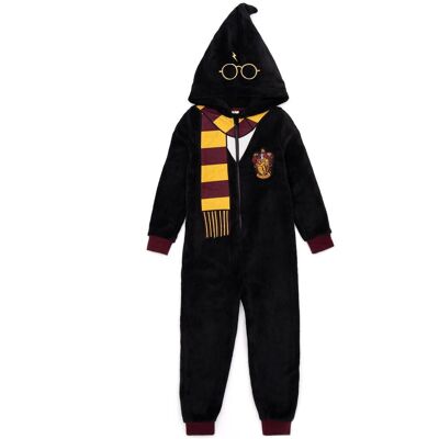 Harry Potter Onesie Unisex Kids Black Official Merch Size: 11-12 Years Black 11-12 Years Harry Potter Onesie Unisex Kids Black Official Merch Size: 11-12 Years Black 11-12 Years