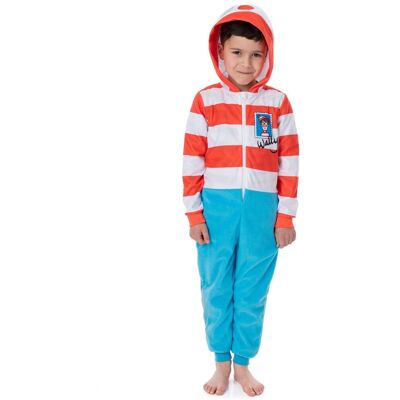 Where's Wally Boy's Onesie Boys Multicoloured Official Merch Size: 11-12 Years Multicolor 11-12 Years Where's Wally Boy's Onesie Boys Multicoloured Official Merch Size: 11-12 Years Multicolor 11-12 Years