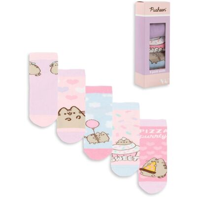 Pusheen Women's Calf Socks Set of 5 Girls Multicoloured Official Merch Size: 4-6.5 Multicolor 4-6.5 Pusheen Women's Calf Socks Set of 5 Girls Multicoloured Official Merch Size: 4-6.5 Multicolor 4-6.5