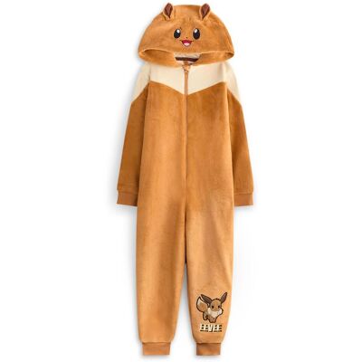 Pokemon Girl's Onesie Girls Brown Official Merch Size: 5-6 Years Brown 5-6 Years Pokemon Girl's Onesie Girls Brown Official Merch Size: 5-6 Years Brown 5-6 Years