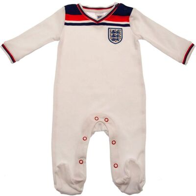 England FA 1982 World Cup Retro Sleepsuit in Off-White Size: 12-18 m Off-White 12-18 m England FA 1982 World Cup Retro Sleepsuit in Off-White Size: 12-18 m Off-White 12-18 m