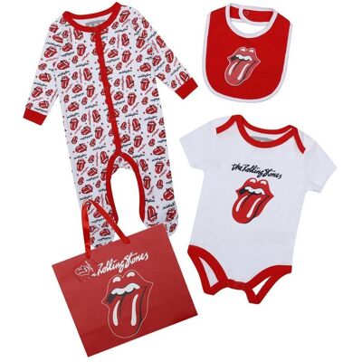 Amplified Baby The Rolling Stones Babygrow Set - Baby Clothes Amplified Baby The Rolling Stones Babygrow Set - Baby Clothes