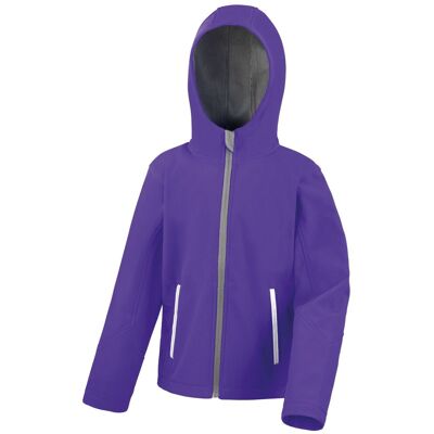 Result Core Kids TX Performance Hooded Soft Shell Jacket - Jacket Result Core Kids TX Performance Hooded Soft Shell Jacket - Jacket