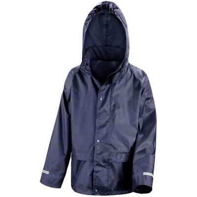 Result Core Navy Waterproof Jacket - Kids, 11-12 Years Result Core Navy Waterproof Jacket - Kids, 11-12 Years