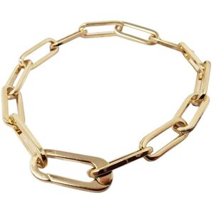 Harfi Women's 18ct Gold Vermeil Plated Magic Link Charm Bracelet Size: 7.5 inches Gold 7.5 inches Harfi Women's 18ct Gold Vermeil Plated Magic Link Charm Bracelet Size: 7.5 inches Gold 7.5 inches