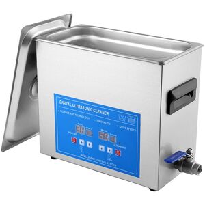 VOGREX 7L Ultrasonic Cleaner Timer Watch Jewellery Coins Cleaning Machine in Silver Silver VOGREX 7L Ultrasonic Cleaner Timer Watch Jewellery Coins Cleaning Machine in Silver Silver