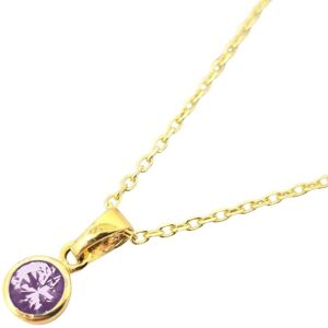 Harfi Women's Mini Round Alexandrite June Birthstone Pendant Necklace in Purple Size: 18 inches Purple 18 inches Harfi Women's Mini Round Alexandrite June Birthstone Pendant Necklace in Purple Size: 18 inches Purple 18 inches