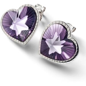 baccarat Women's Sterling Silver 'Etoile Mon Coeur' Purple Crystal Heart & Star Earrings Purple One Size baccarat Women's Sterling Silver 'Etoile Mon Coeur' Purple Crystal Heart & Star Earrings Purple One Size