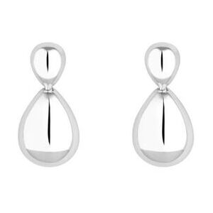 Simply Silver Women's Sterling Silver 925 Polished Double Drop Earrings Silver One Size Simply Silver Women's Sterling Silver 925 Polished Double Drop Earrings Silver One Size