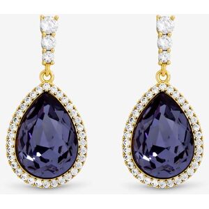 Jon Richard Women's Rhodium Plated & Crystal Vitrail Drop Earrings in Silver Silver One Size Jon Richard Women's Rhodium Plated & Crystal Vitrail Drop Earrings in Silver Silver One Size