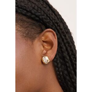 Jon Richard Women's Gold Plated & Crystal Dome Clip Earrings Gold One Size Jon Richard Women's Gold Plated & Crystal Dome Clip Earrings Gold One Size