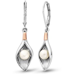 Clogau Women's Nature's Wonder Sterling Silver Oyster Shell Drop Earrings with Pearls in Metallics Metallics One Size Clogau Women's Nature's Wonder Sterling Silver Oyster Shell Drop Earrings with Pearls in Metallics Metallics One Size