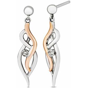 Clogau Women's Nature's Wonder Sterling Silver Waterfall Drop Earrings with Topaz in Metallics Metallics One Size Clogau Women's Nature's Wonder Sterling Silver Waterfall Drop Earrings with Topaz in Metallics Metallics One Size