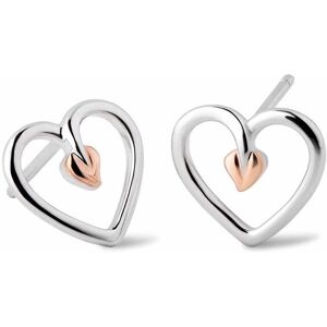 Clogau Women's Tree of Life Sterling Silver Heart Stud Earrings in Metallics Metallics One Size Clogau Women's Tree of Life Sterling Silver Heart Stud Earrings in Metallics Metallics One Size