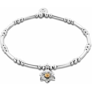 Clogau Women's Nature's Wonder Sterling Silver Daffodil Affinity Bracelet in Metallics Metallics One Size Clogau Women's Nature's Wonder Sterling Silver Daffodil Affinity Bracelet in Metallics Metallics One Size