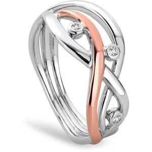 Clogau Women's Nature's Wonder Sterling Silver Waterfall Ring with Topaz in Metallics Size: Small Metallics S Clogau Women's Nature's Wonder Sterling Silver Waterfall Ring with Topaz in Metallics Size: Small Metallics S