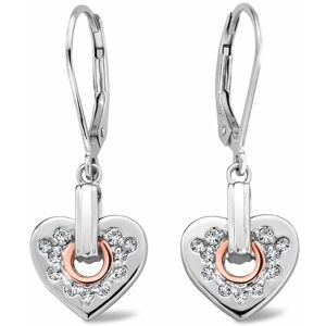 Clogau Women's Cariad Sterling Silver Sparkle Drop Earrings with Topaz in Metallics Metallics One Size Clogau Women's Cariad Sterling Silver Sparkle Drop Earrings with Topaz in Metallics Metallics One Size