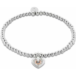 Clogau Women's Cariad Sterling Silver Sparkle Affinity Bracelet with Topaz in Metallics Metallics One Size Clogau Women's Cariad Sterling Silver Sparkle Affinity Bracelet with Topaz in Metallics Metallics One Size