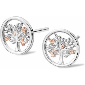 Clogau Women's Tree of Life Sterling Silver Stud Earrings in Metallics Metallics One Size Clogau Women's Tree of Life Sterling Silver Stud Earrings in Metallics Metallics One Size