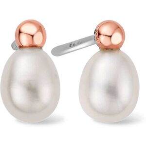 Clogau Women's Nature's Wonder Sterling Silver Beachcomber Stud Earrings with Pearls in Metallics Metallics One Size Clogau Women's Nature's Wonder Sterling Silver Beachcomber Stud Earrings with Pearls in Metallics Metallics One Size