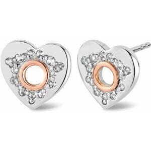 Clogau Women's Cariad Sterling Silver Sparkle Stud Earrings with Topaz in Metallics Metallics One Size Clogau Women's Cariad Sterling Silver Sparkle Stud Earrings with Topaz in Metallics Metallics One Size