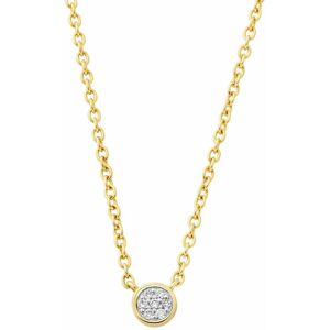 Clogau Women's Celebration 9ct Solid Gold Necklace with Pavé-Set Lab-Grown Diamonds in Metallics Metallics One Size Clogau Women's Celebration 9ct Solid Gold Necklace with Pavé-Set Lab-Grown Diamonds in Metallics Metallics One Size