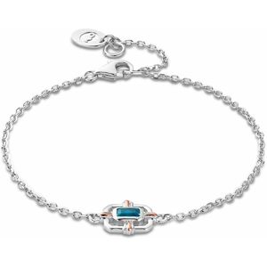 Clogau Women's Royal Sterling Silver Gateways Bracelet with Swiss Blue Topaz in Metallics Metallics One Size Clogau Women's Royal Sterling Silver Gateways Bracelet with Swiss Blue Topaz in Metallics Metallics One Size