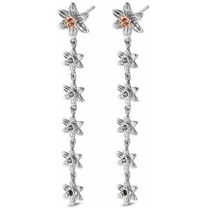 Clogau Women's Nature's Wonder Sterling Silver Daffodil Drop-Hoop Earrings in Metallics Metallics One Size Clogau Women's Nature's Wonder Sterling Silver Daffodil Drop-Hoop Earrings in Metallics Metallics One Size