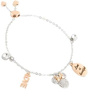 Disney Women's Minnie Mouse Jewellery Bracelet Multicolor One Size Disney Women's Minnie Mouse Jewellery Bracelet Multicolor One Size