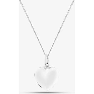 T.H.Baker Women's Sterling Silver Heart Locket Pendant 8.65.1443 Size: 24 inches Silver 24 inches T.H.Baker Women's Sterling Silver Heart Locket Pendant 8.65.1443 Size: 24 inches Silver 24 inches
