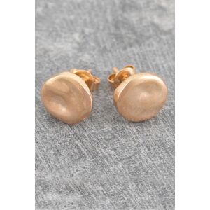 Otis Jaxon London Women's Organic Round Sterling Silver Stud Earrings in Rose Gold Rose Gold One Size Otis Jaxon London Women's Organic Round Sterling Silver Stud Earrings in Rose Gold Rose Gold One Size