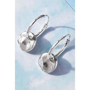 Otis Jaxon London Women's Sterling Silver Organic Charm Hoop Earrings Silver One Size Otis Jaxon London Women's Sterling Silver Organic Charm Hoop Earrings Silver One Size