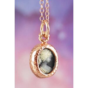 Otis Jaxon London Women's Oval Sterling Silver Cameo Necklace in Rose Gold Rose Gold One Size Otis Jaxon London Women's Oval Sterling Silver Cameo Necklace in Rose Gold Rose Gold One Size