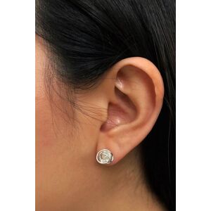 Otis Jaxon London Women's White Caged Pearl Sterling Silver Stud Earrings Silver One Size Otis Jaxon London Women's White Caged Pearl Sterling Silver Stud Earrings Silver One Size