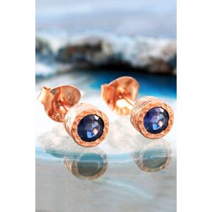 Otis Jaxon London Women's Sapphire September Birthstone Sterling Silver Stud Earrings in Rose Gold Rose Gold One Size Otis Jaxon London Women's Sapphire September Birthstone Sterling Silver Stud Earrings in Rose Gold Rose Gold One Size
