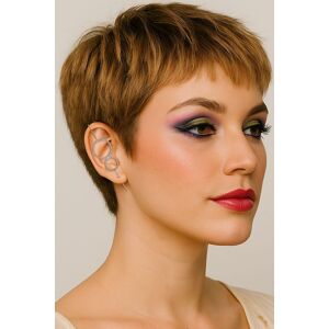 Otis Jaxon London Single Sterling Silver Double Circle Topaz Ear Cuff Earrings Size: Small Silver S Otis Jaxon London Single Sterling Silver Double Circle Topaz Ear Cuff Earrings Size: Small Silver S