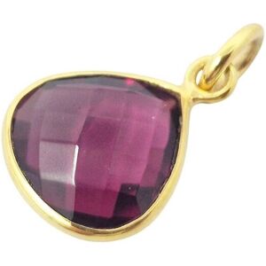 Harfi Women's Pink Tourmaline October Birthstone Gold Plated Pendant in Bright Pink Bright Pink One Size Harfi Women's Pink Tourmaline October Birthstone Gold Plated Pendant in Bright Pink Bright Pink One Size