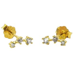 Harfi Women's Tiny Diamond April Birthstone Climber Stud Earrings in Grey Grey One Size Harfi Women's Tiny Diamond April Birthstone Climber Stud Earrings in Grey Grey One Size