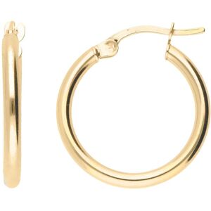 Harfi Women's Simple & Elegant Gold Plated Hoop Earrings Gold One Size Harfi Women's Simple & Elegant Gold Plated Hoop Earrings Gold One Size