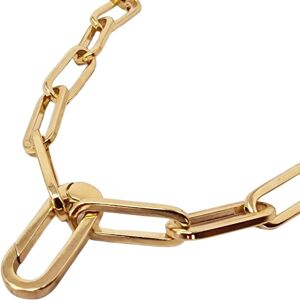 Harfi Women's Stylish 18ct Gold Vermeil Charm Magic Link Necklace Size: 18 inches Gold 18 inches Harfi Women's Stylish 18ct Gold Vermeil Charm Magic Link Necklace Size: 18 inches Gold 18 inches