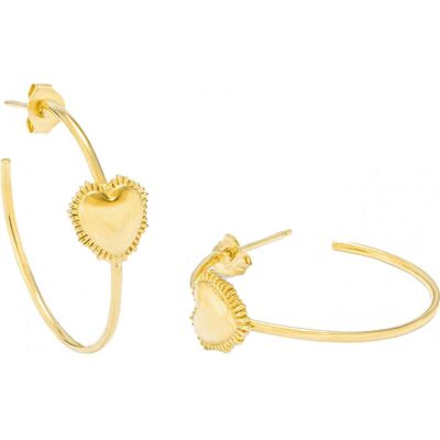Radiant Ladies Earrings - Stainless Steel - 3 cm Radiant Ladies Earrings - Stainless Steel - 3 cm