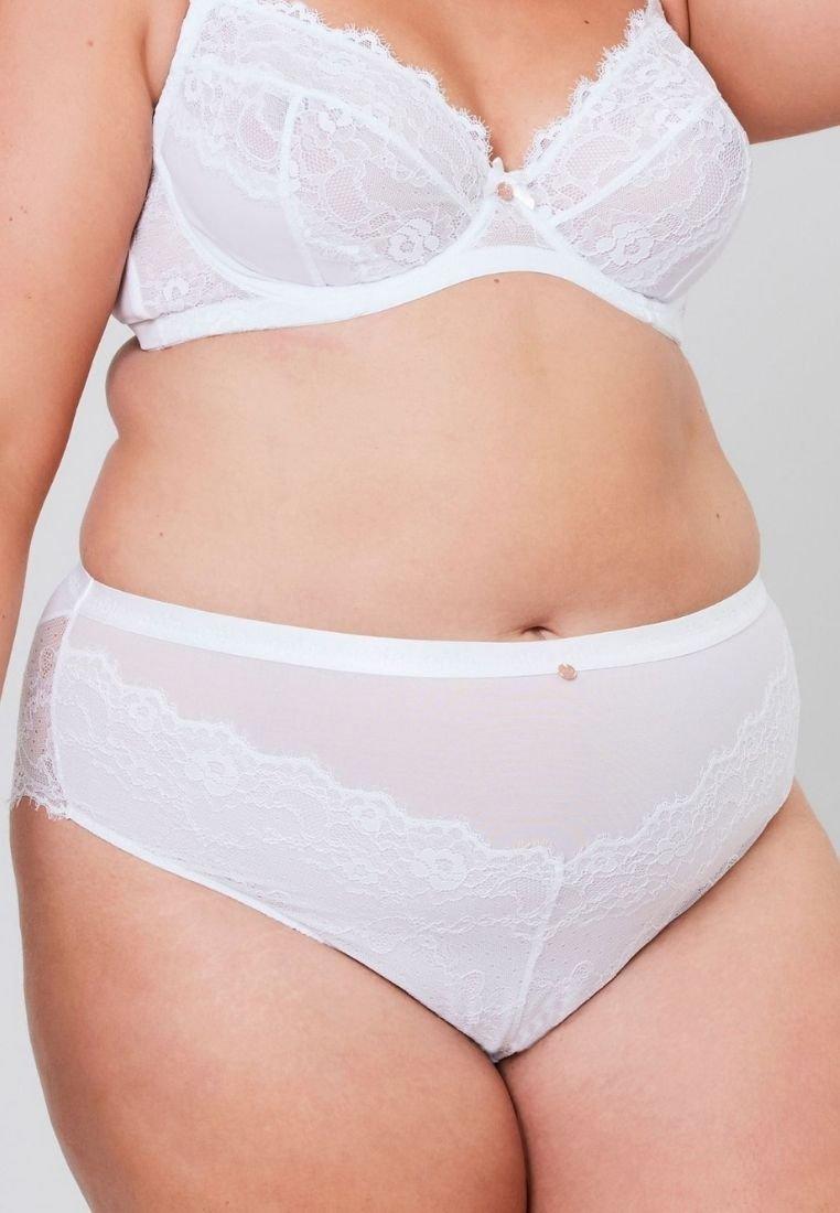 Oola Lingerie Lace and Logo High Waist Knicker