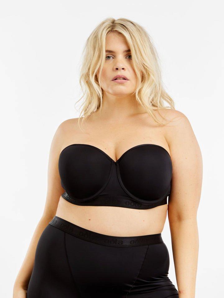 Oola Lingerie Black Moulded Strapless Multiway Bra