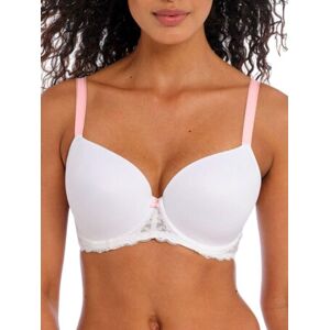 Freya Women's Offbeat Moulded Demi T-Shirt Bra in White Size: 28E White 28E Freya Women's Offbeat Moulded Demi T-Shirt Bra in White Size: 28E White 28E