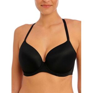 Freya Women's Undetected T-Shirt Bra in Black Size: 28DD Black 28DD Freya Women's Undetected T-Shirt Bra in Black Size: 28DD Black 28DD