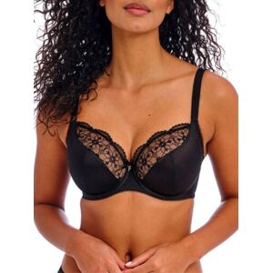 Freya Women's Hallie Plunge Bra in Black Size: 38E Black 38E Freya Women's Hallie Plunge Bra in Black Size: 38E Black 38E